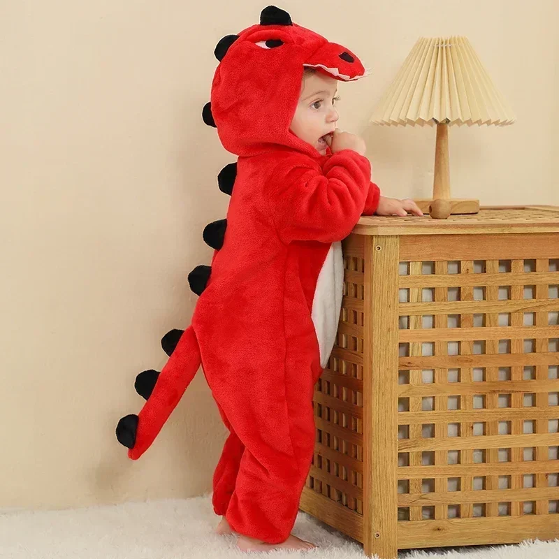 Baby Rompers Winter Kigurumi Lion Costume For Girls Boys Toddler Animal Jumpsuit Infant Clothes Pyjamas Kids Overalls Ropa Bebes - Image 32