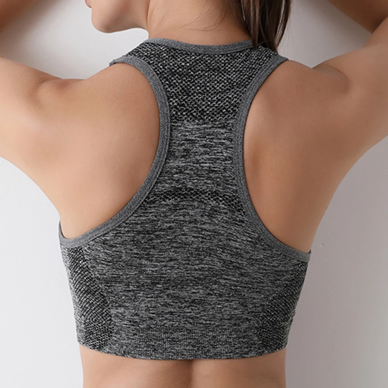 Women Sports Bras Yoga Top Vest High Shockproof Quick-drying Yoga Gym Running Fitness Underwear Ladies Seamless Sportswear - Image 27