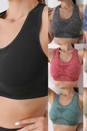 Women Sports Bras Yoga Top Vest High Shockproof Quick-drying Yoga Gym Running Fitness Underwear Ladies Seamless Sportswear