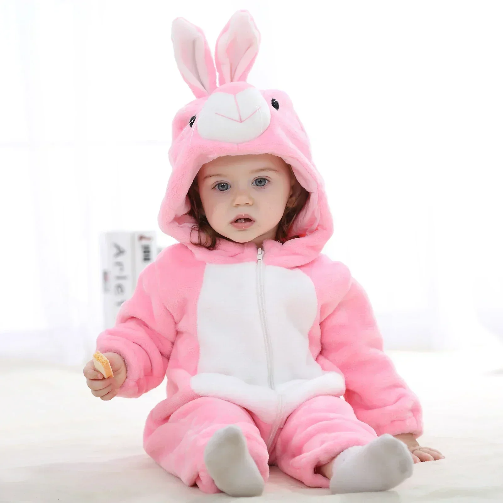 Baby Rompers Winter Kigurumi Lion Costume For Girls Boys Toddler Animal Jumpsuit Infant Clothes Pyjamas Kids Overalls Ropa Bebes - Image 17