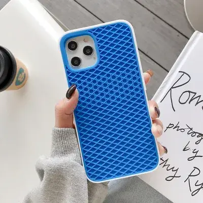 Case For iPhone 16 15 14 13 12 11 Pro Max XR XS X Waffle Shoe Sole Phone Case for iPhone 6 7 8Plus Silicone Back-Vans-case Cover - Image 12