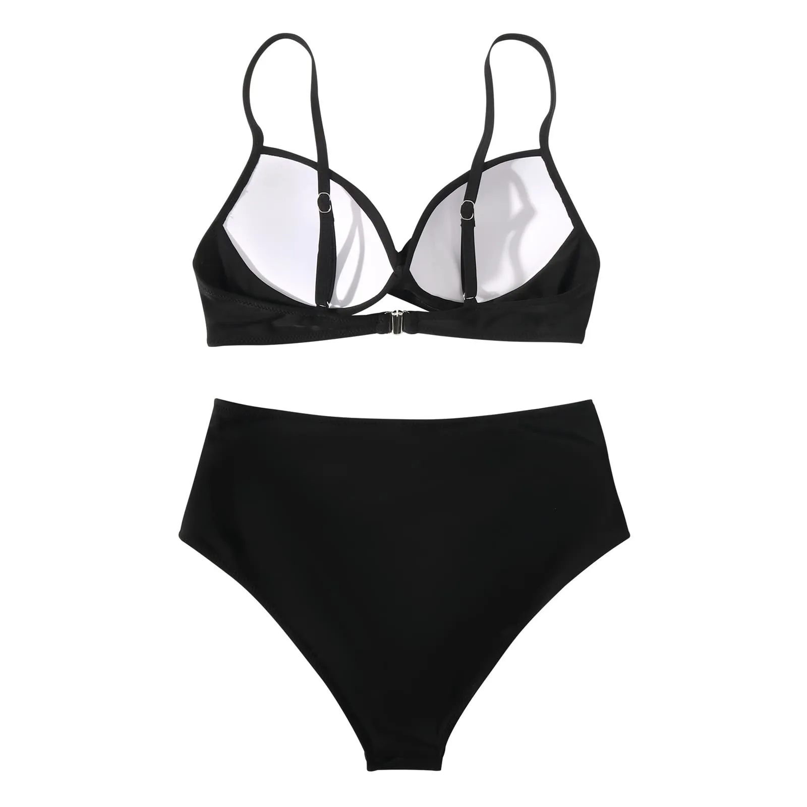 Sexy Based Print Split High Waist Bikini Swimsuit For Women 2 pcs - Image 21