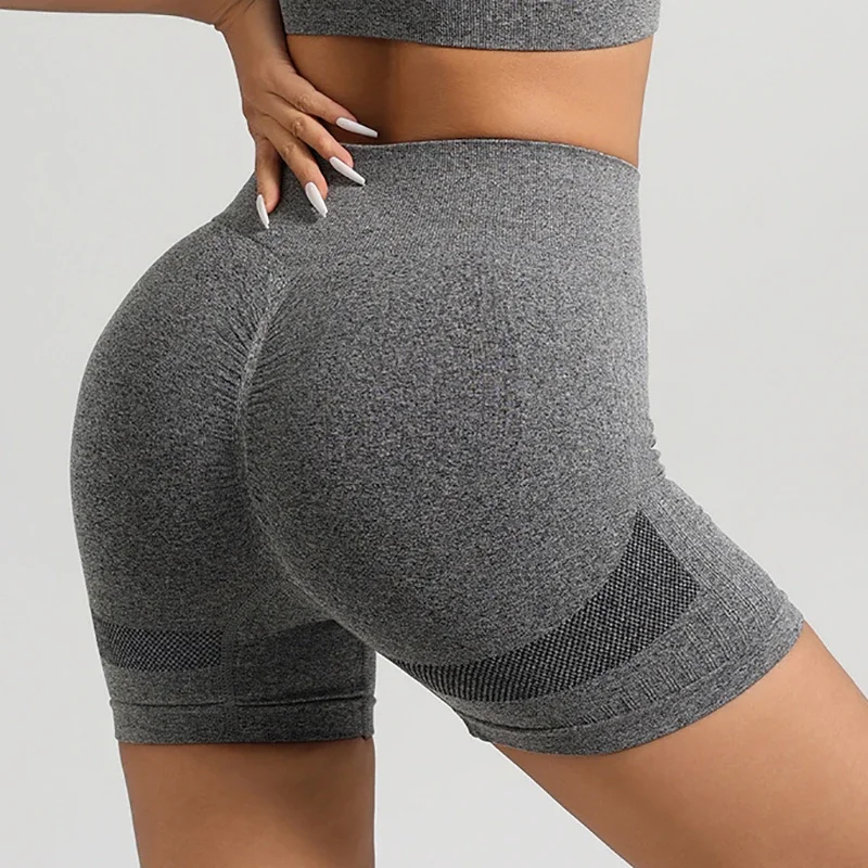 Women Padded Sports Bra High Waist Yoga Shorts Seamless Hip Lifting Gym Fitness Pants Workout Leggings Tights 2pcs Optional Set - Image 15